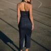 Vestido midi Denim – Vestidos y monos Vestido midi Denim – Vestidos y monos