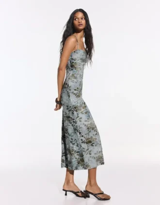 Vestido midi estampado Vestido midi estampado
