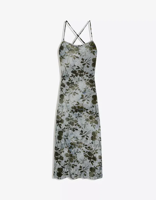 Vestido midi estampado Vestido midi estampado