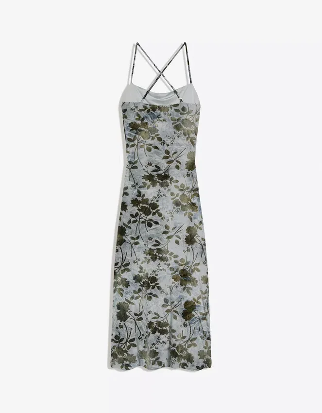 Vestido midi estampado Vestido midi estampado