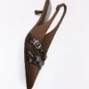 Zapatos de tacón bajo con hebillas y talón abierto – Zapatos de tacón