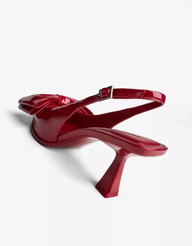 Zapatos de tacón bajo con lazo – Zapatos de tacón Zapatos de tacón bajo con lazo – Zapatos de tacón