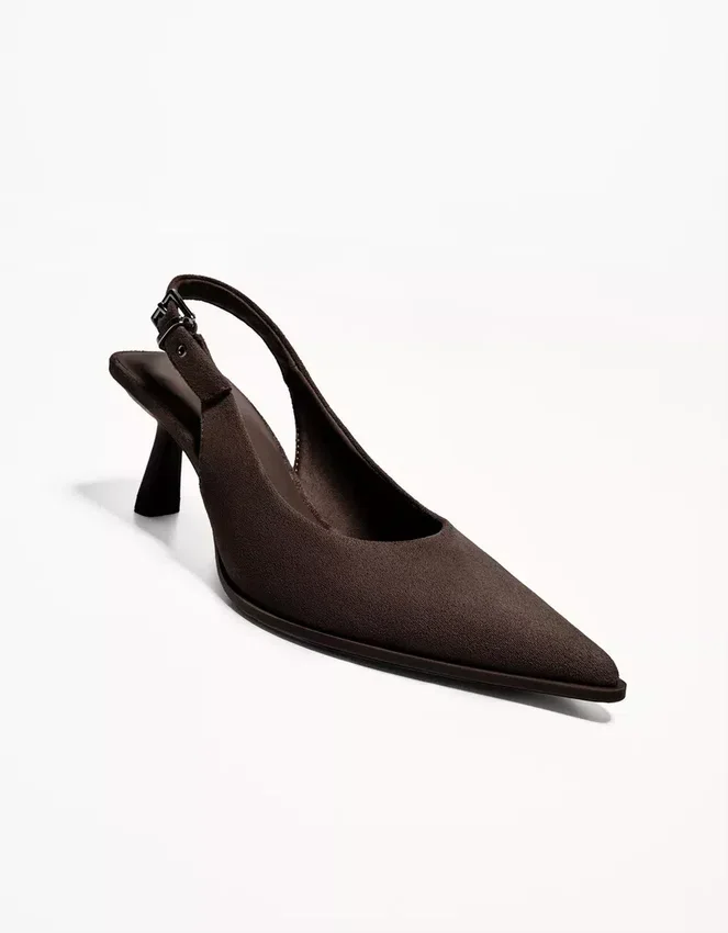 Zapatos de tacón bajo con talón abierto – Zapatos Zapatos de tacón bajo con talón abierto – Zapatos