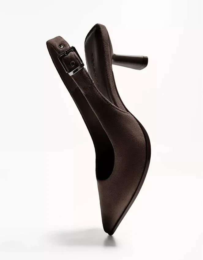 Zapatos de tacón bajo con talón abierto – Zapatos Zapatos de tacón bajo con talón abierto – Zapatos