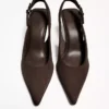 Zapatos de tacón bajo con talón abierto – Zapatos Zapatos de tacón bajo con talón abierto – Zapatos