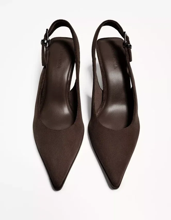 Zapatos de tacón bajo con talón abierto – Zapatos Zapatos de tacón bajo con talón abierto – Zapatos
