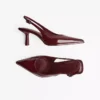 Zapatos de tacón bajo con talón abierto – Zapatos