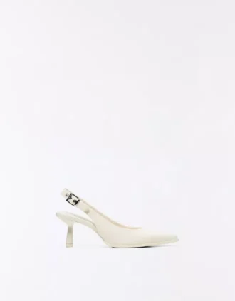 Zapatos de tacón bajo con talón abierto – Zapatos de tacón