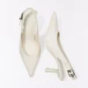 Zapatos de tacón bajo con talón abierto – Zapatos de tacón – Mujer Zapatos de tacón bajo con talón abierto – Zapatos de tacón – Mujer