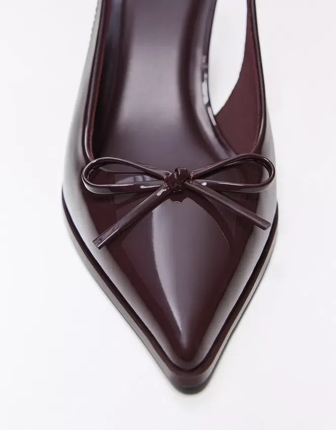 Zapatos de tacón bajo sin talón – Zapatos de tacón Zapatos de tacón bajo sin talón – Zapatos de tacón