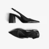 Zapatos de tacón grueso con talón abierto – Zapatos Zapatos de tacón grueso con talón abierto – Zapatos
