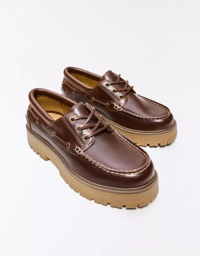 Zapatos náuticos con suela gruesa – Zapatos de vestir Zapatos náuticos con suela gruesa – Zapatos de vestir